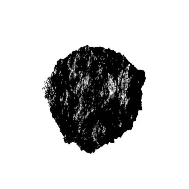 siyah fırça darbesi ve doku. monokrom grunge soyut el - boyalı elementler . 