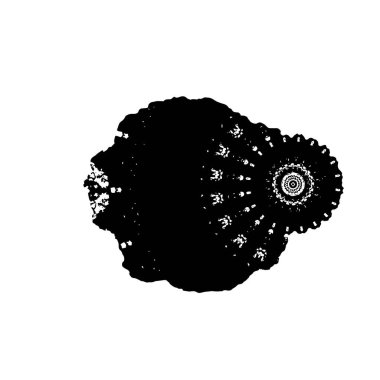 siyah fırça darbesi ve doku. monokrom grunge soyut el - boyalı elementler . 