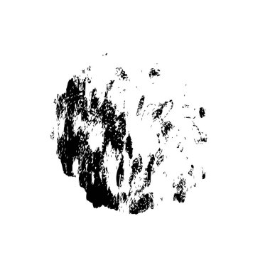 siyah fırça darbesi ve doku. monokrom grunge soyut el - boyalı elementler . 