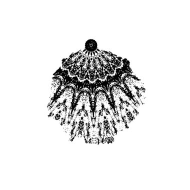 siyah fırça darbesi ve doku. monokrom grunge soyut el - boyalı elementler . 