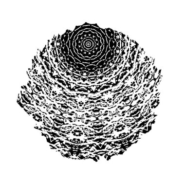 siyah fırça darbesi ve doku. monokrom grunge soyut el - boyalı elementler . 