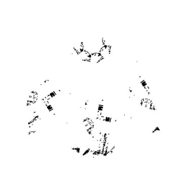 siyah fırça darbesi ve doku. monokrom grunge soyut el - boyalı elementler . 