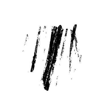 siyah fırça darbesi ve dokusu