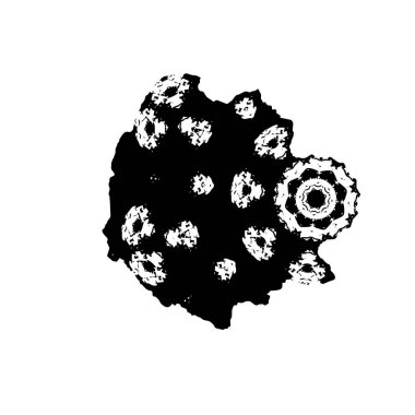 siyah fırça darbesi ve dokusu