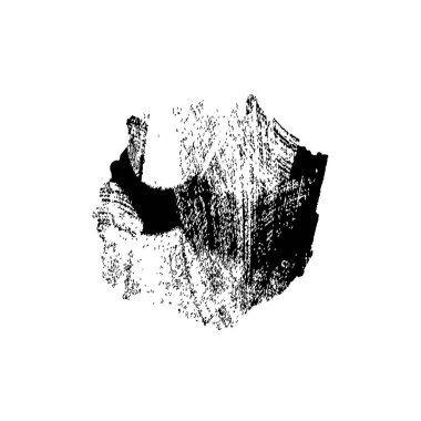 siyah fırça darbesi ve dokusu