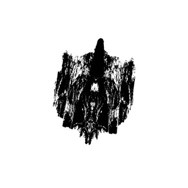 siyah fırça darbesi ve dokusu