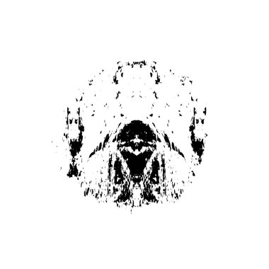  izole arka plan üzerinde siyah fırça darbesi.