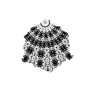  izole arka plan üzerinde siyah fırça darbesi.