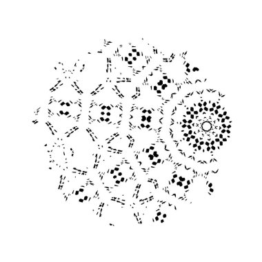  izole arka plan üzerinde siyah fırça darbesi.