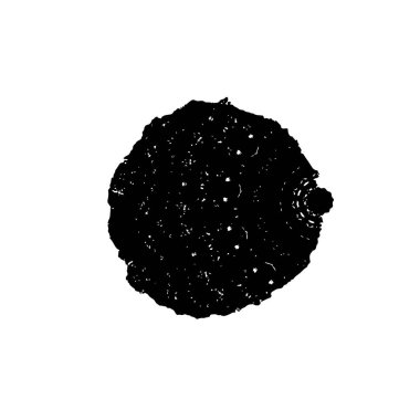  izole arka plan üzerinde siyah fırça darbesi.