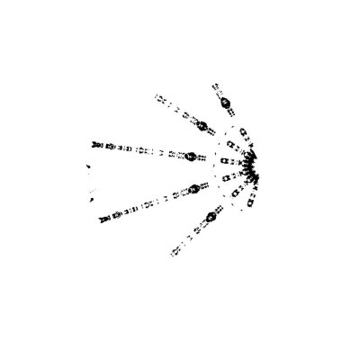  izole arka plan üzerinde siyah fırça darbesi.