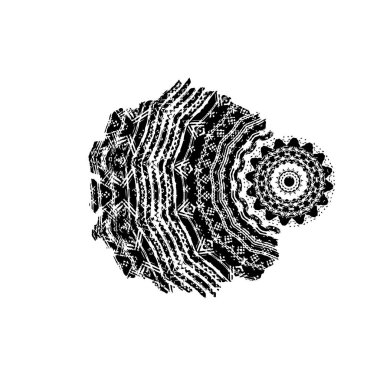  izole arka plan üzerinde siyah fırça darbesi.