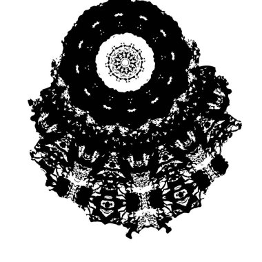  izole arka plan üzerinde siyah fırça darbesi.