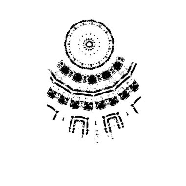 grunge fırça darbesi, desenli arka plan