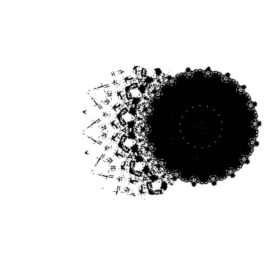 vektör eli çizilmiş mürekkep fırçası darbesi beyaz arkaplanda izole