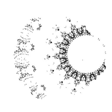 vektör eli çizilmiş mürekkep fırçası darbesi beyaz arkaplanda izole