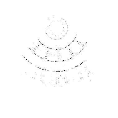vektör eli çizilmiş mürekkep fırçası darbesi beyaz arkaplanda izole
