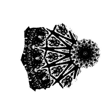 vektör eli çizilmiş mürekkep fırçası darbesi beyaz arkaplanda izole