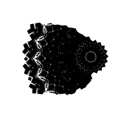 vektör eli çizilmiş mürekkep fırçası darbesi beyaz arkaplanda izole