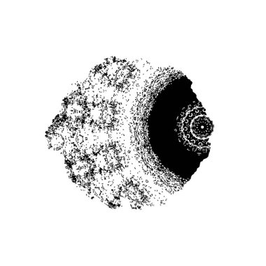 vektör eli çizilmiş mürekkep fırçası darbesi beyaz arkaplanda izole