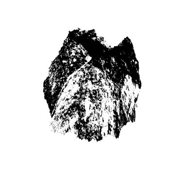 vektör eli çizilmiş mürekkep fırçası darbesi beyaz arkaplanda izole