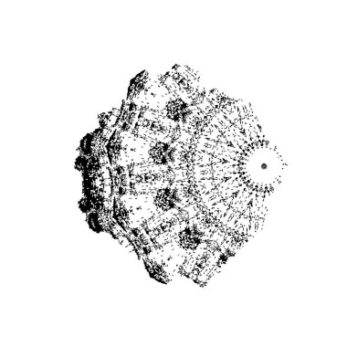 vektör eli çizilmiş mürekkep fırçası darbesi beyaz arkaplanda izole