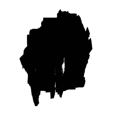 vektör eli çizilmiş mürekkep fırçası darbesi beyaz arkaplanda izole