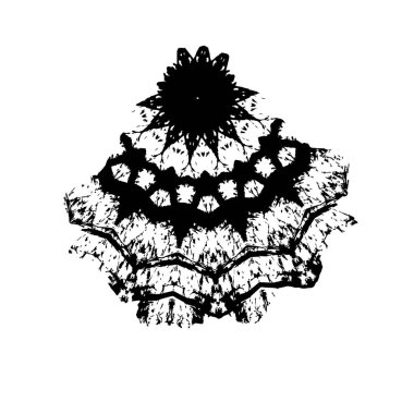 vektör eli çizilmiş mürekkep fırçası darbesi beyaz arkaplanda izole