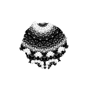 vektör eli çizilmiş mürekkep fırçası darbesi beyaz arkaplanda izole