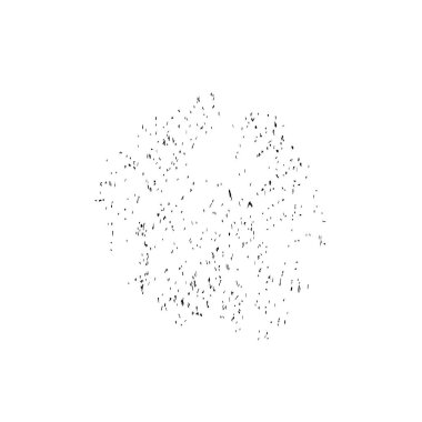 grunge siyah fırça darbesi beyaz arkaplanda izole