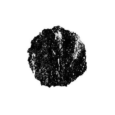 grunge siyah fırça darbesi beyaz arkaplanda izole