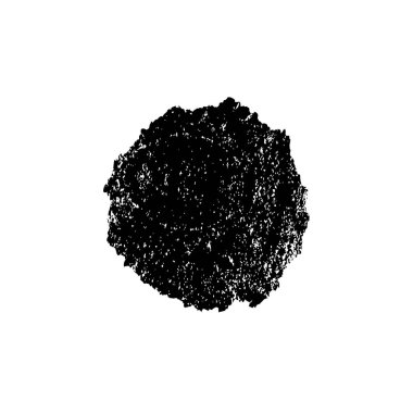 grunge siyah fırça darbesi beyaz arkaplanda izole