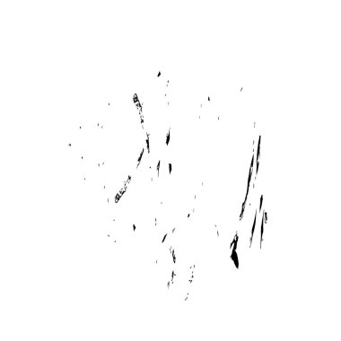 grunge siyah fırça darbesi beyaz arkaplanda izole