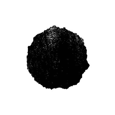 grunge siyah fırça darbesi beyaz arkaplanda izole