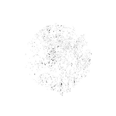 grunge siyah fırça darbesi beyaz arkaplanda izole