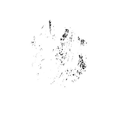 siyah fırça darbesi ve doku. Soyut el - boyanmış elementler.