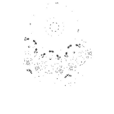 siyah fırça darbesi ve doku. Soyut el - boyanmış elementler.