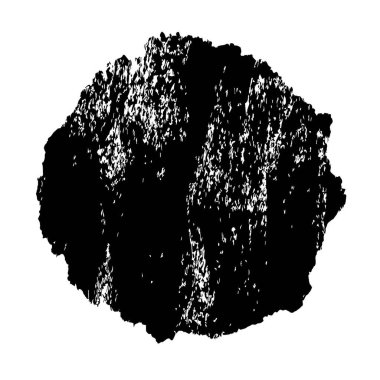 siyah fırça darbesi ve doku. Soyut el - boyanmış elementler.