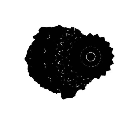 siyah fırça darbesi ve doku. Soyut el - boyanmış elementler.