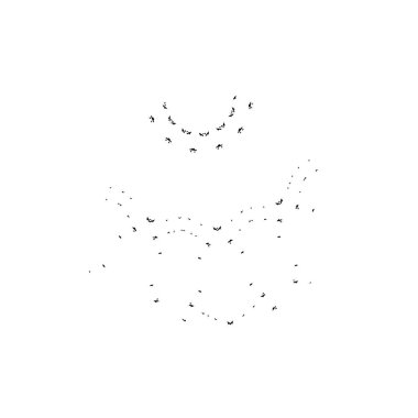 siyah fırça darbesi ve doku. Soyut el - boyanmış elementler.