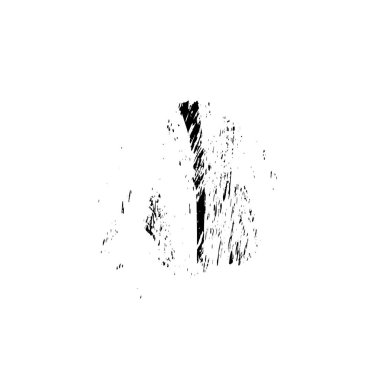 siyah fırça darbesi ve doku. Soyut el - boyanmış elementler.