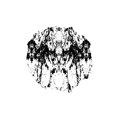 siyah fırça darbesi ve doku. Soyut el - boyanmış elementler.