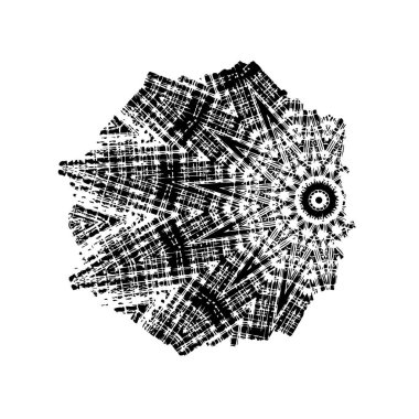 siyah fırça darbesi ve doku. Soyut el - boyanmış elementler.