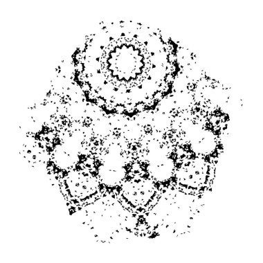 siyah fırça darbesi ve doku. Soyut el - boyanmış elementler.