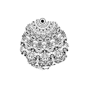 siyah fırça darbesi ve doku. Soyut el - boyanmış elementler.