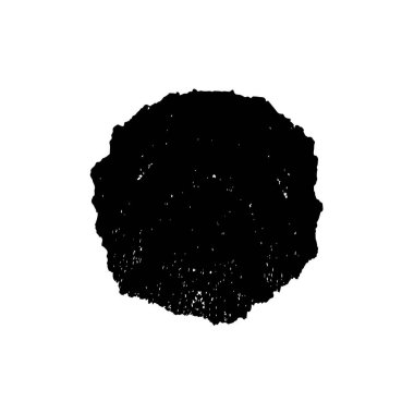 Grunge siyah fırça darbesi