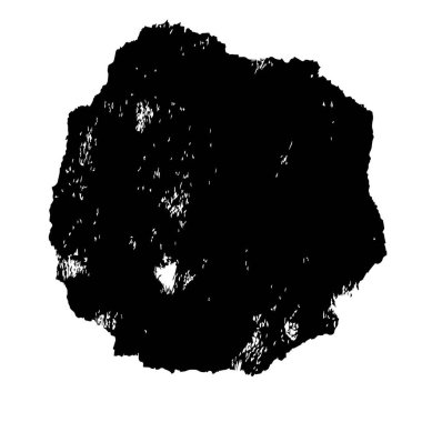 Grunge siyah fırça darbesi