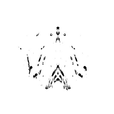 Grunge siyah fırça darbesi