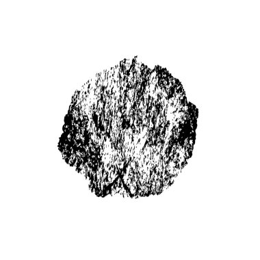 Grunge siyah fırça darbesi