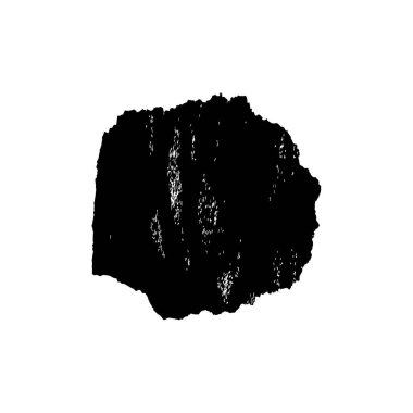 Grunge siyah fırça darbesi